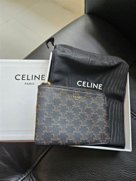 celine coin & card pouch|celine card wallet.